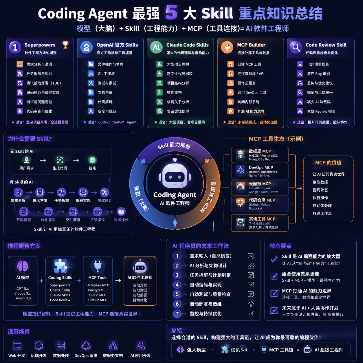 2026 年最强 Coding Agent Skills 推荐：让 AI 变成真正的软件工程师
